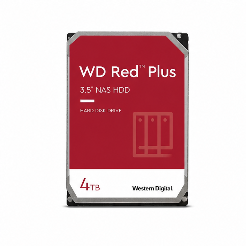 WD Red Plus 4 To disque dur interne 3,5" SATA