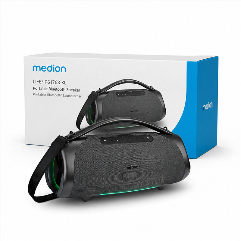 Medion LIFE P61768 XL anthracite Bluetooth speaker