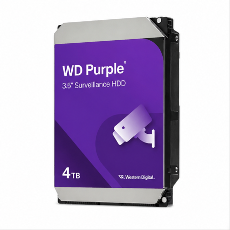 WD Purple 4 To SATA 3,5" pour vidéosurveillance