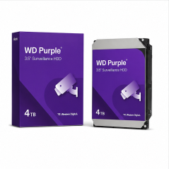 WD Purple 4 To SATA 3,5" pour vidéosurveillance