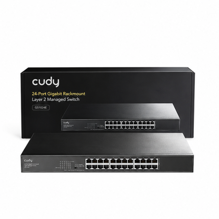 Cudy GS1024E : switch rackable 24 ports Gigabit
