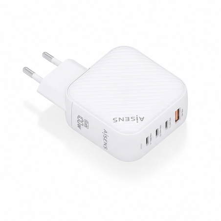 Aisens chargeur GaN 100W 3x USB-C, 1x USB-A, blanc