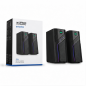Urban Factory Boomee haut-parleurs Bluetooth 5.1 10 W noirs