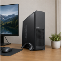 Coolbox T313 Slim microATX PC Case with USB-C
