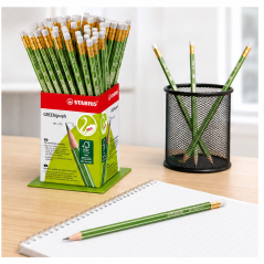 STABILO GREENgraph HB, présentoir de 60 crayons