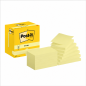 Post-it Z-Notes 76 x 127 mm, light yellow, 12-pack