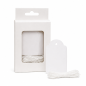Apli pack of 500 white hanging tags 36 x 53 mm