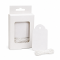 Apli lot de 500 étiquettes à suspendre 36 x 53 mm blanches