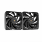 Kit de ventilateurs PWM Mars Gaming MF-NCLX2 120 mm noir