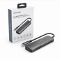 Aisens 6-in-1 USB-C Dock Gray 15 cm