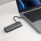 Aisens 6-in-1 USB-C Dock Gray 15 cm