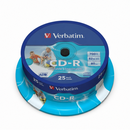 Verbatim CD-R imprimables 700 Mo 25 pack