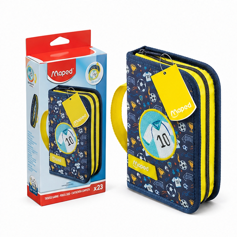Maped Football 31-piece Pencil Case Set