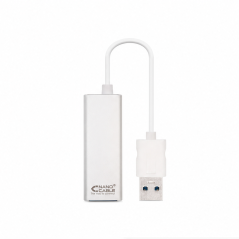 Nanocable Convertisseur USB 3.0 vers Ethernet Gigabit, aluminium, 15 cm