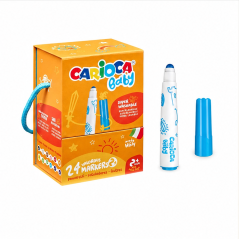 Carioca Baby boîte rigide de 24 feutres