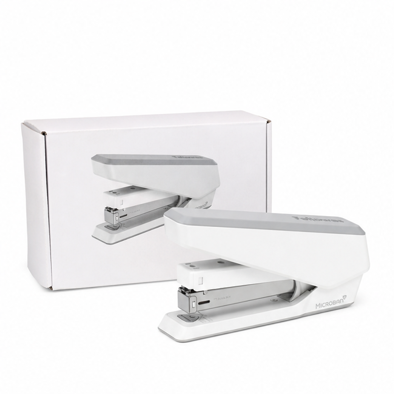 Agrafeuse Fellowes LX850 EasyPress Microban, blanche