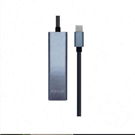 Aisens adaptateur USB-C vers Ethernet Gigabit avec hub 3x USB 3.0
