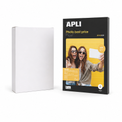 Apli Papier photo A4 brillant 140 g 100 feuilles