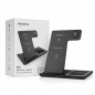 Aisens Chargeur sans fil USB-C 3 en 1 15 W noir