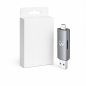 Lecteur de cartes compact Ewent EW1075 USB 3.2 Gen1 avec USB-C et USB-A