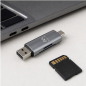 Lecteur de cartes compact Ewent EW1075 USB 3.2 Gen1 avec USB-C et USB-A