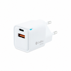 Coolbox 20W GaN USB Wall Charger | USB-C + USB-A