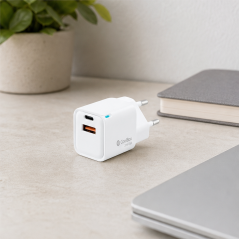 Chargeur mural Coolbox USB 20W GaN | USB-C et USB-A