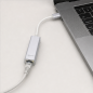 Aisens USB-C to Gigabit Ethernet Adapter 15 cm Silver