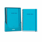 Dohe Colour Vibes A4 spiral notebook cyan 100 sheets 5 mm grid