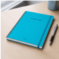 Dohe Colour Vibes A4 spiral notebook cyan 100 sheets 5 mm grid