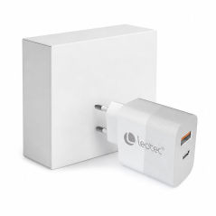 Leotec chargeur universel 20W USB-C PD et USB-A