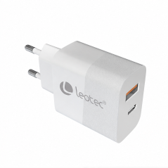 Leotec 20W Universal Charger USB-C PD and USB-A