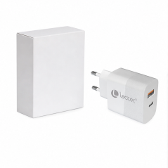 Leotec 20W Universal Charger USB-C PD and USB-A