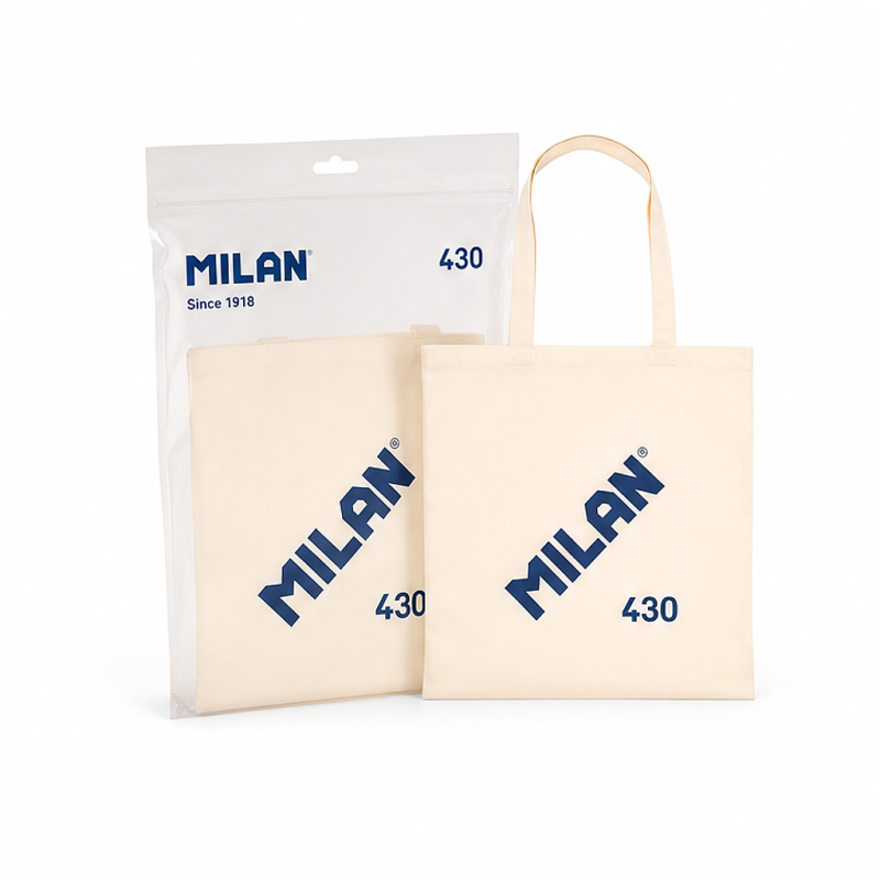 Tote bag Milan 430 Since 1918 beige