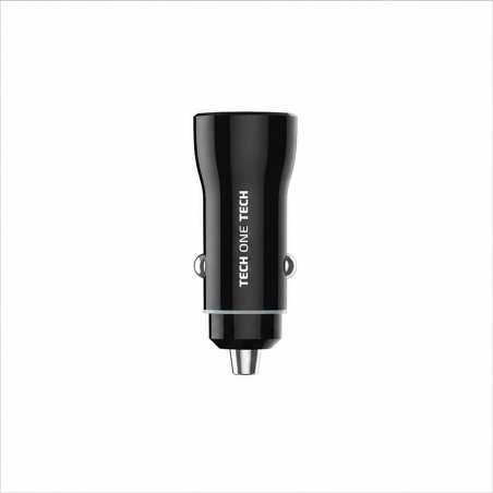 TechOneTech Chargeur de voiture double USB-A avec câble USB-C