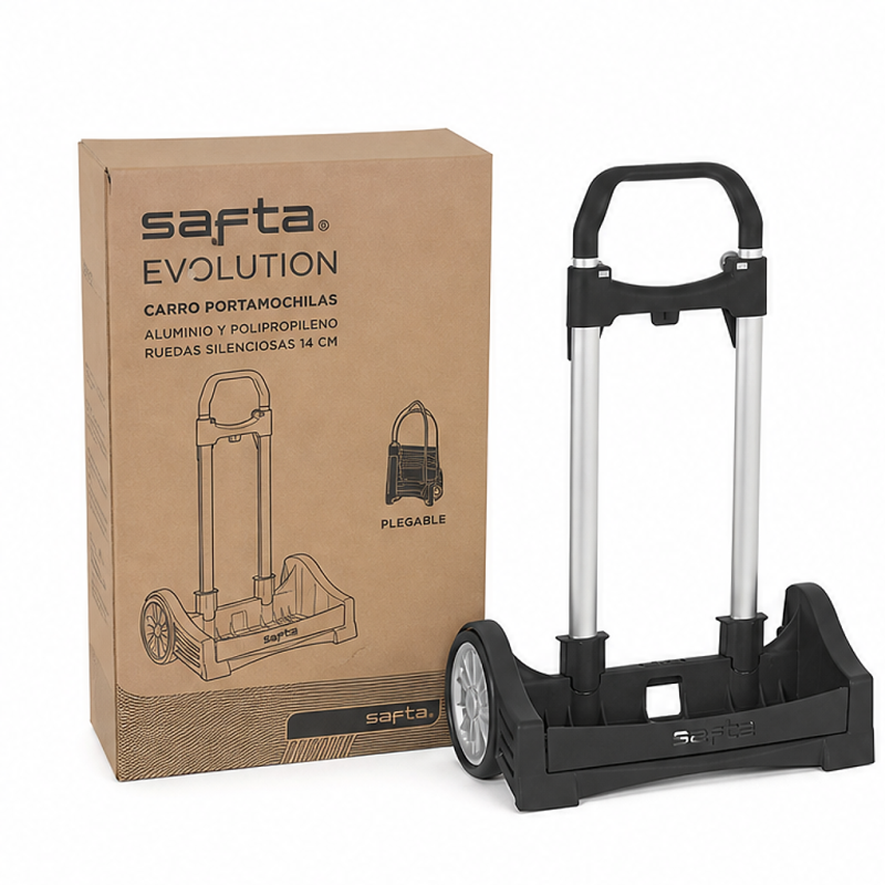 Safta Evolution black backpack trolley