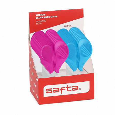 Safta 13 cm school scissors, 20-piece display