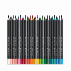 Faber-Castell Black Edition - crayons de couleur, boîte carton de 36