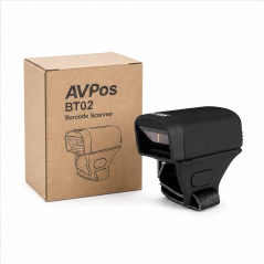 AVPos BT02 lecteur codes-barres Bluetooth noir