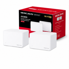 Mercusys Halo H80X AX3000 Mesh Wi‑Fi 6, lot de 2