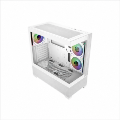Cooler Master Elite 690 Wood Boîtier moyen tour ATX blanc