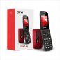 SPC Titan 2 4G flip mobile phone in red SPC Titan 2 4G flip mobile phone in red