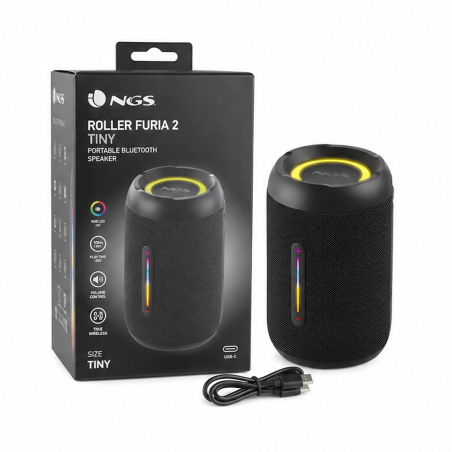 NGS Roller Furia 2 Tiny Black | Enceinte 20 W