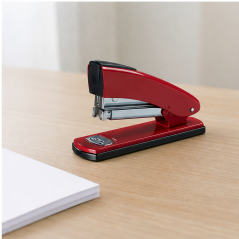 Petrus 2001 Red Metal Stapler, 30-Sheet