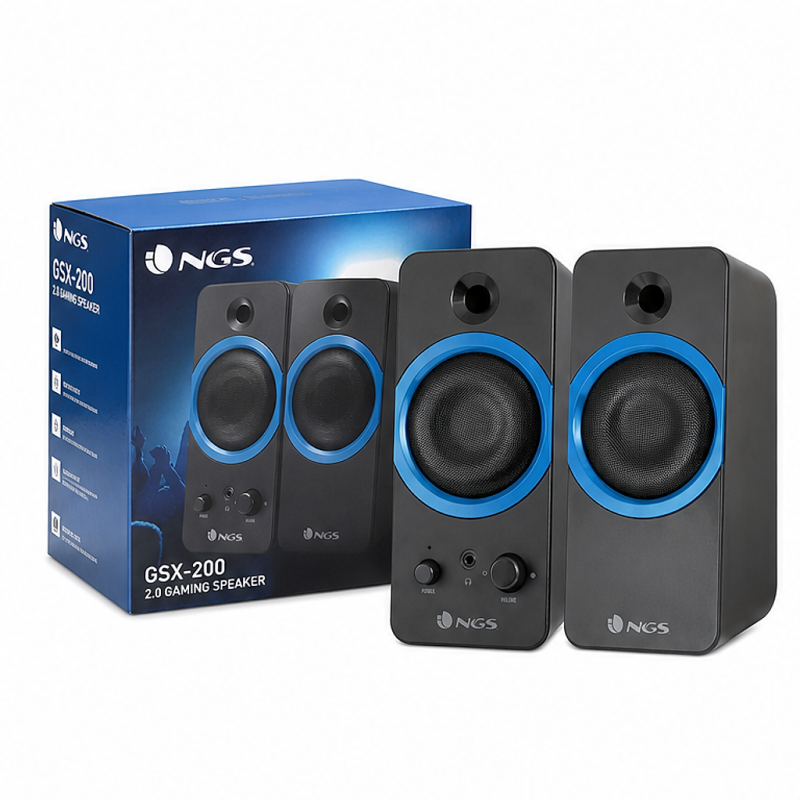 NGS GSX-200 USB 2.0 gaming speakers 20W