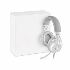 Casque USB-C NGS VOX805 blanc avec adaptateur