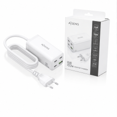 Chargeur bureau Aisens GaN 100 W blanc | USB-C