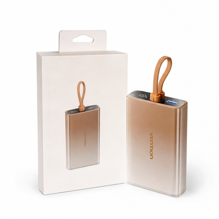 Vention Power Bank 10000 mAh 22,5 W Or