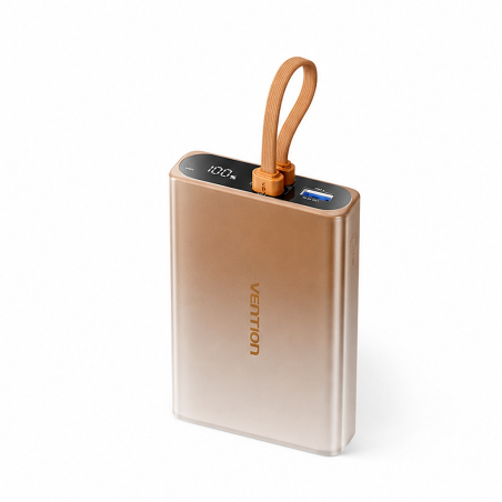 Vention Power Bank 10000 mAh 22,5 W Or