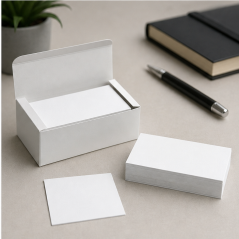 Apli cartes de visite blanches mates 250 g, 10 feuilles